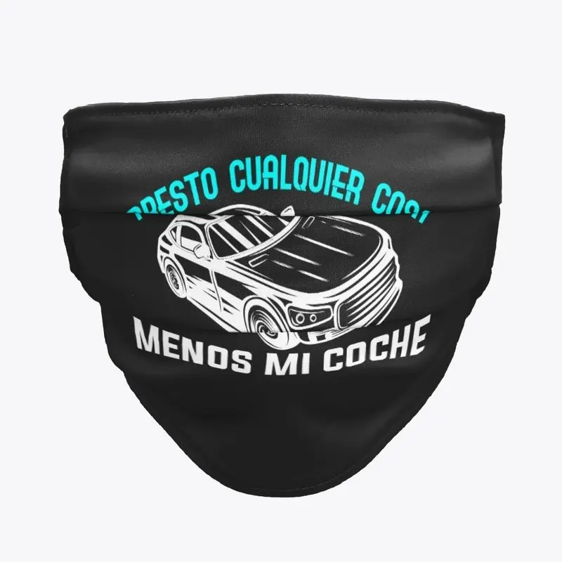 Face Mask Spanish Cars Carros